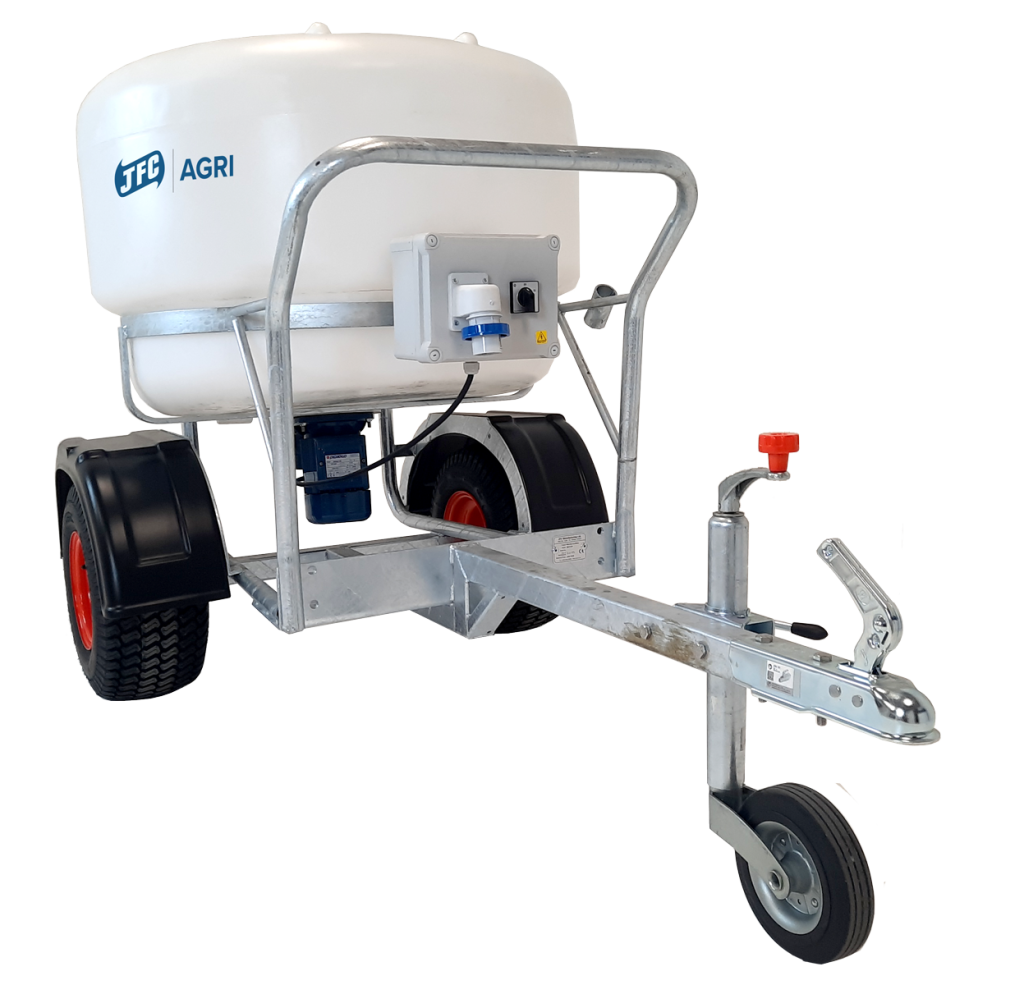 ATV Milk Kart (340L) With Mixer front/side view