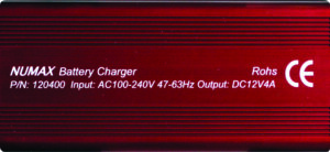 Numax DC12V4a Battery Charger