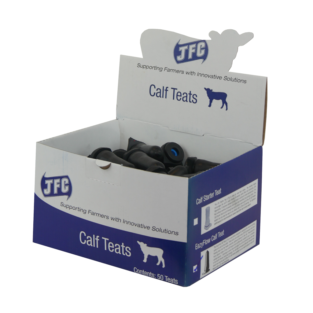 EazyFlow Calf Teat - Box of 50 (Black)