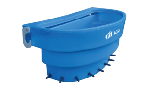 10 Teat Reservoir Calf Feeder - Lamb Teats side view