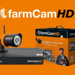 Farm Cam HD Starter Pack (1 x Camera & 1 x Receiver) showing camera & receiver)