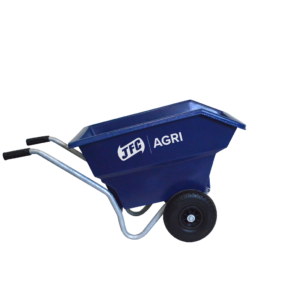 Junior Tipping Wheelbarrow (Blue) side profile