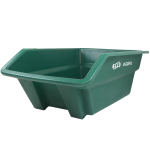 400 Litre Wheelbarrow / ATV Trailer Body (Green) front view