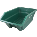 400 Litre Wheelbarrow / ATV Trailer Body (Green) front top view